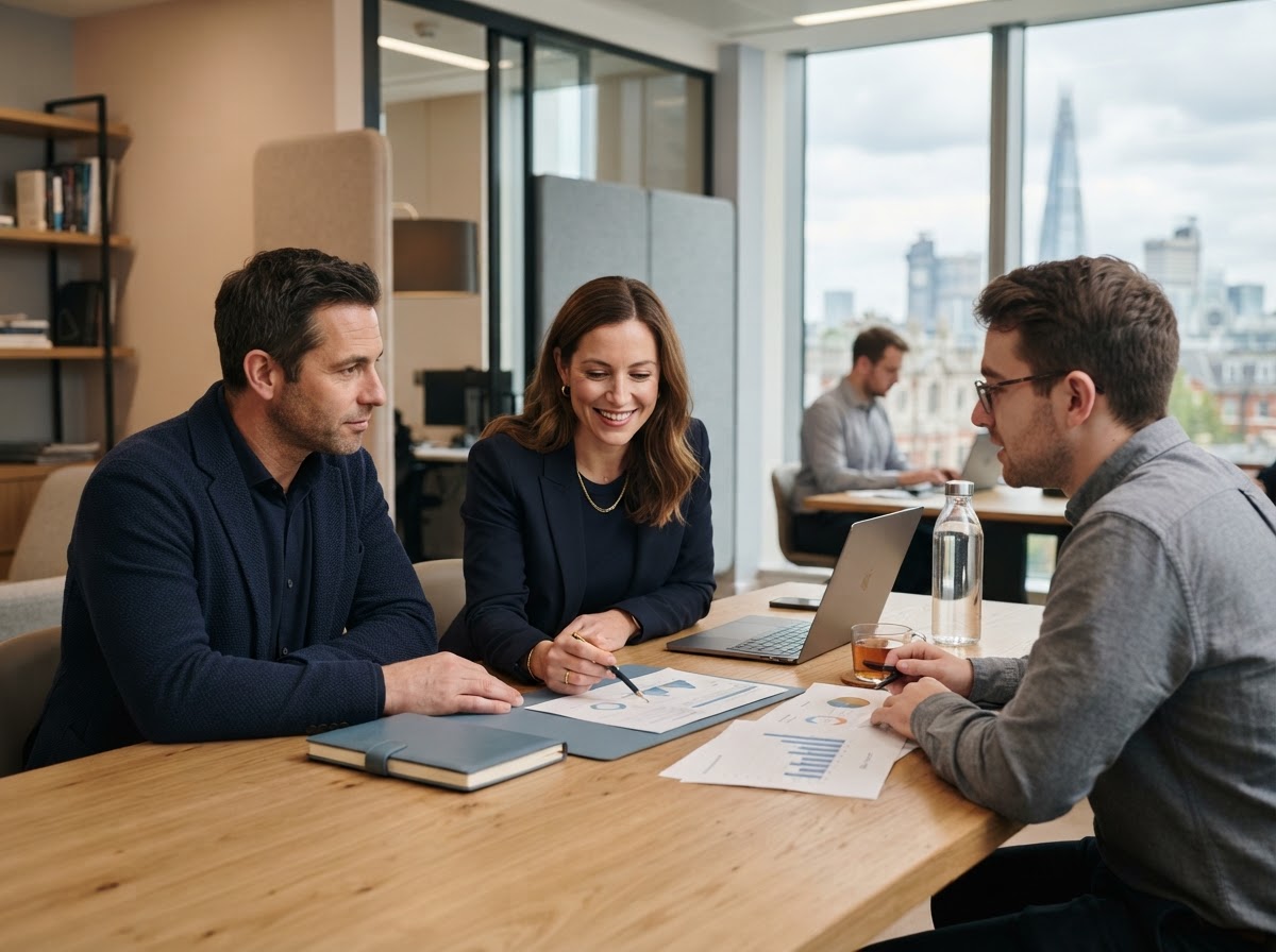 Pendreck Finance analyst reviewing AI-generated investment insight reports